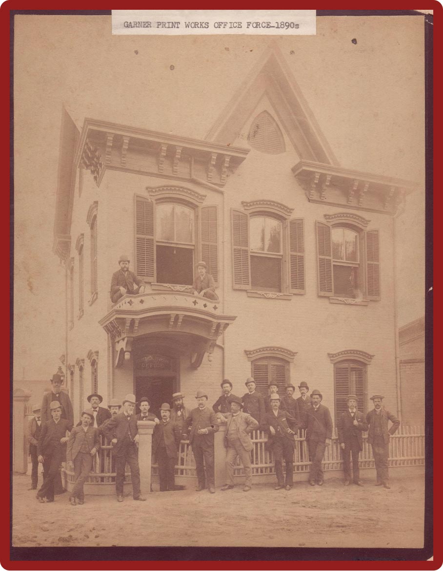 Garner Print Works Office 1890s