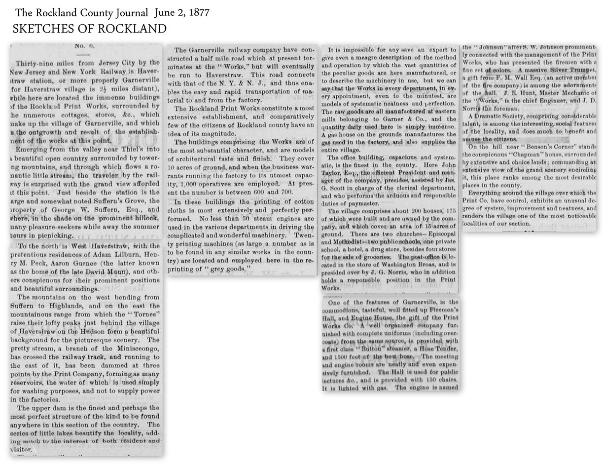 Historic Articles Rockland Journal Sketches